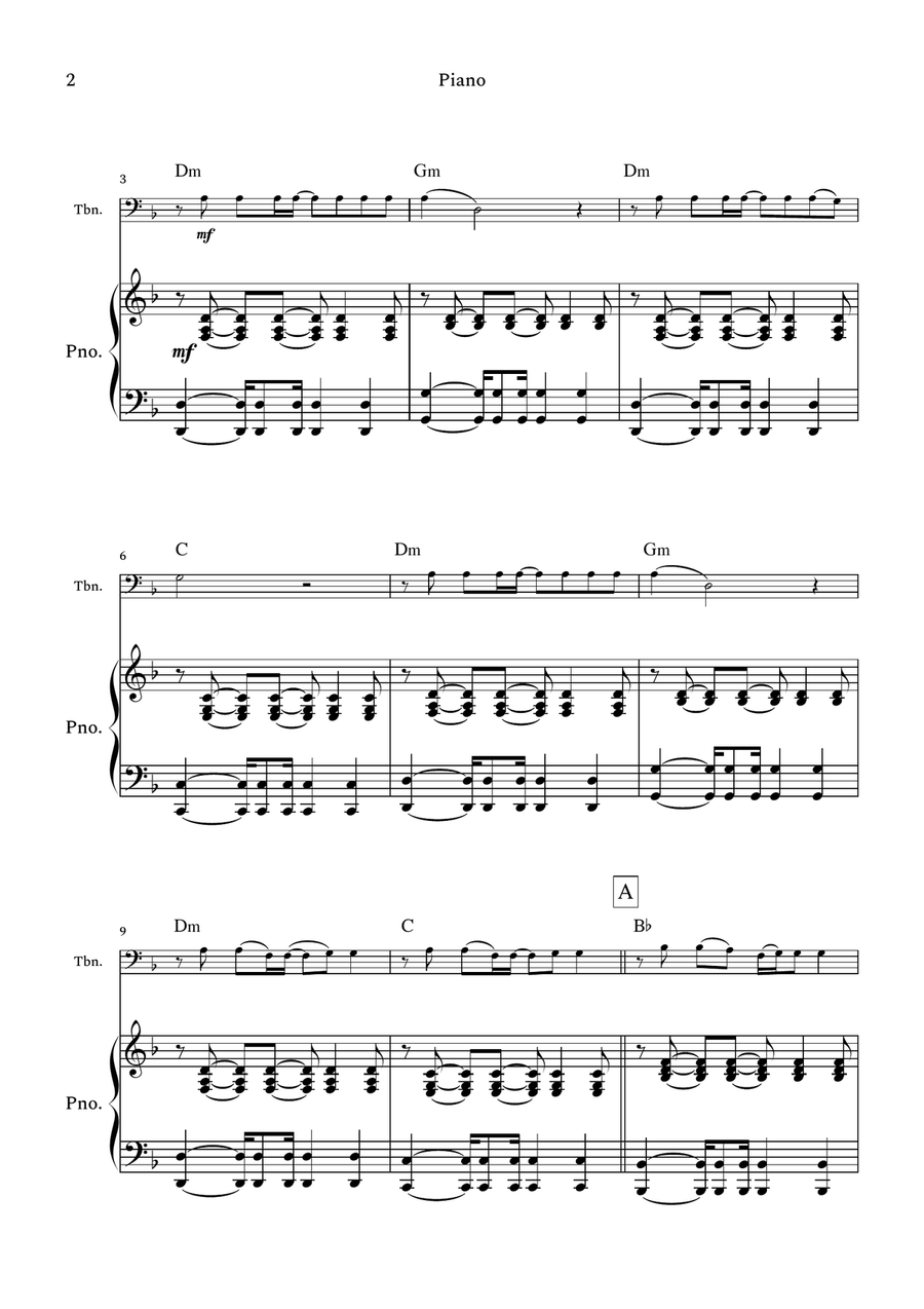 The Emptiness Machine Piano scores gallery preview page 2
