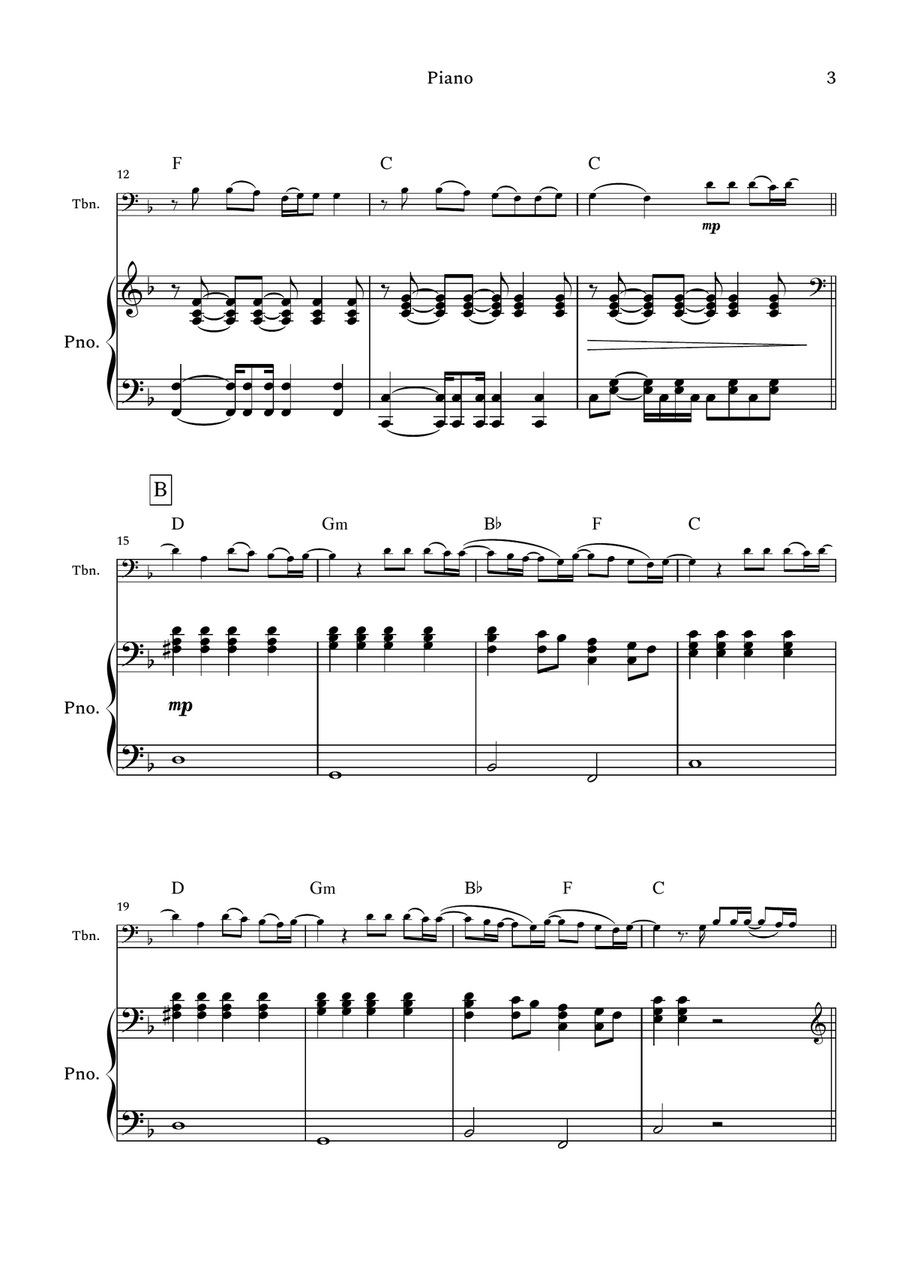 The Emptiness Machine Piano scores gallery preview page 3