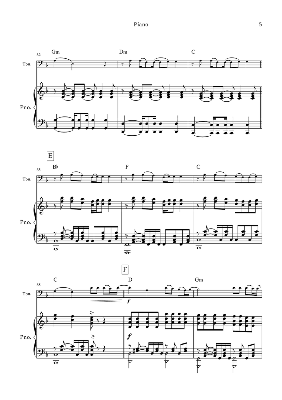 The Emptiness Machine Piano scores gallery preview page 5