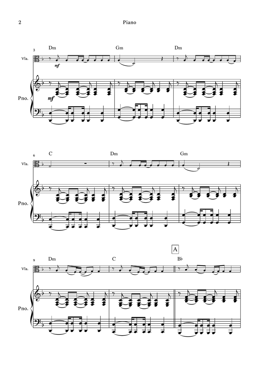 The Emptiness Machine The Emptiness Machine Viola scores gallery preview page 2
