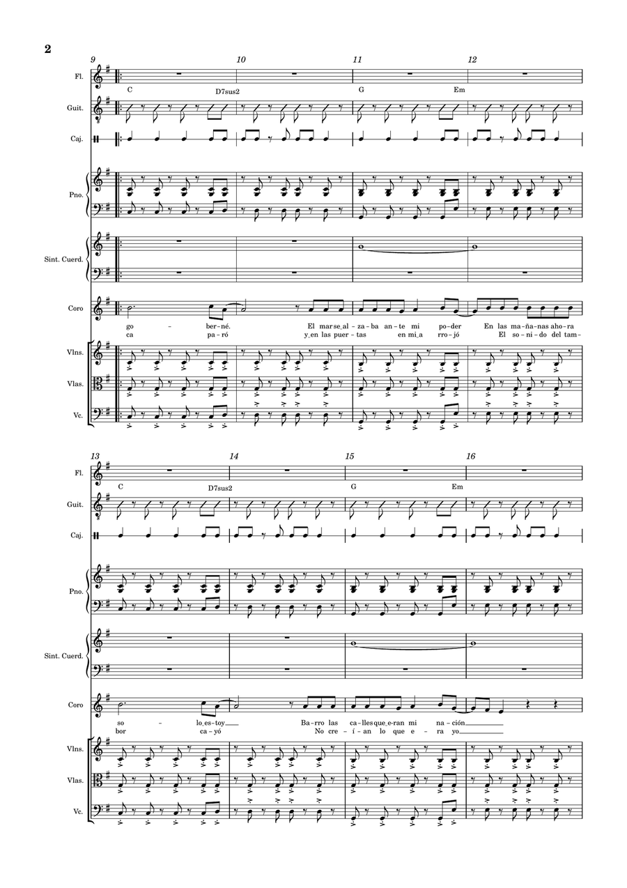 Viva La Vida by Coldplay Chamber Orchestra - Digital Sheet Music page 2
