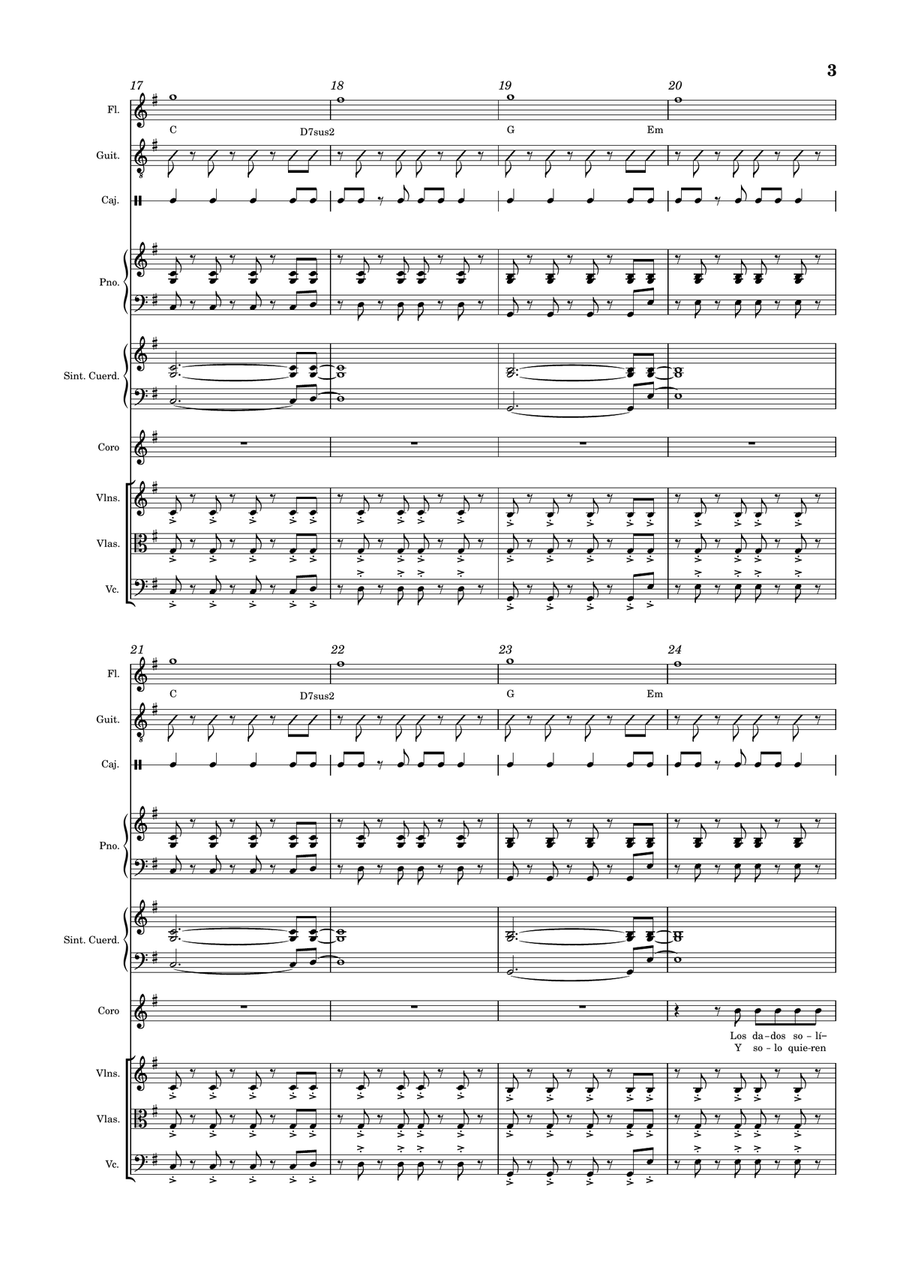 Viva La Vida by Coldplay Chamber Orchestra - Digital Sheet Music page 3