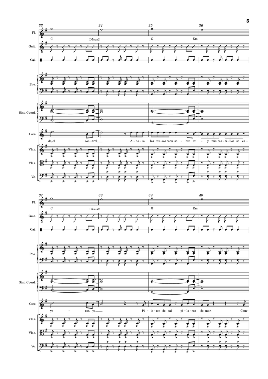 Viva La Vida by Coldplay Chamber Orchestra - Digital Sheet Music page 5
