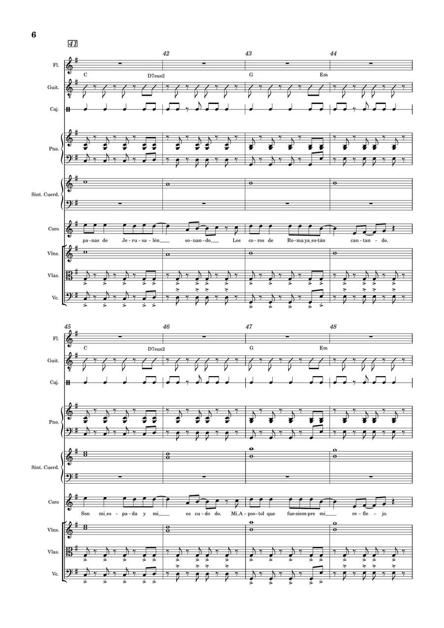 Viva La Vida by Coldplay Chamber Orchestra - Digital Sheet Music page 6