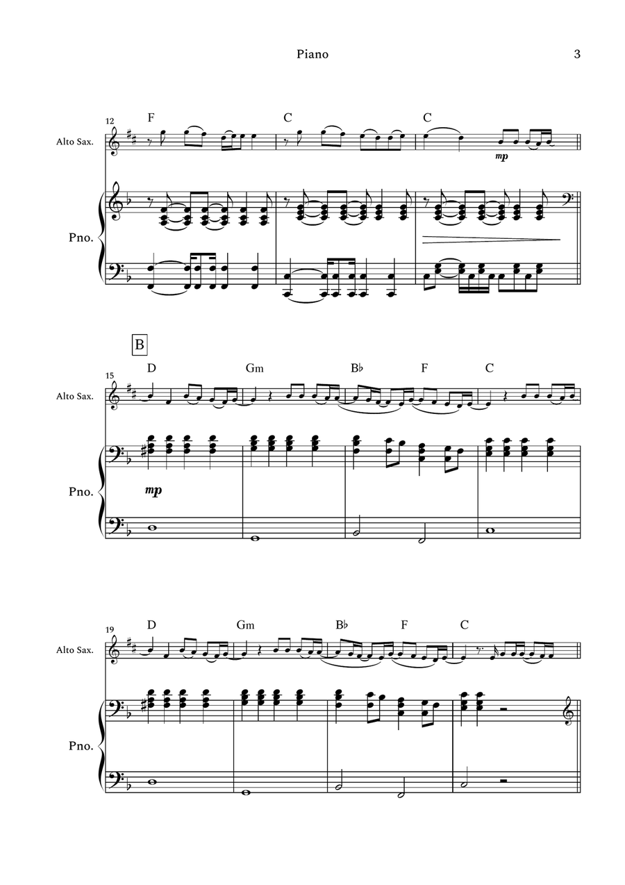 The Emptiness Machine The Emptiness Machine Alto Saxophone scores gallery preview page 3