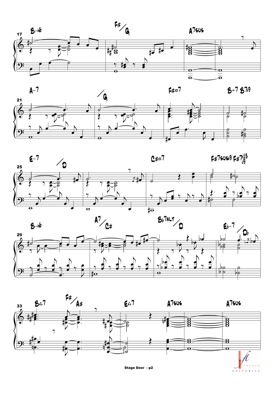 Stage Door Stage Door Piano Method scores gallery preview page 2