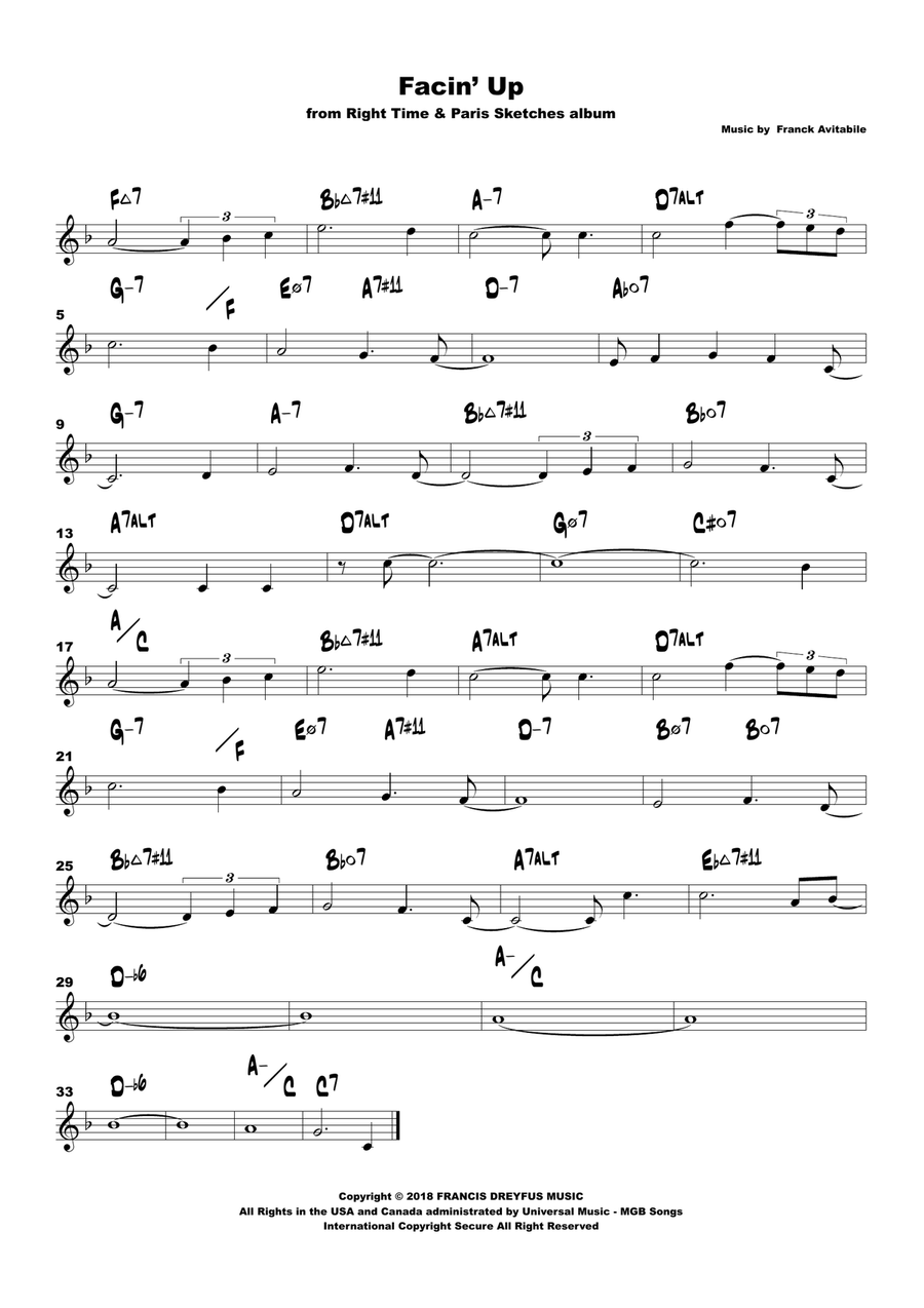 Facin Up Piano Method scores gallery preview page 1