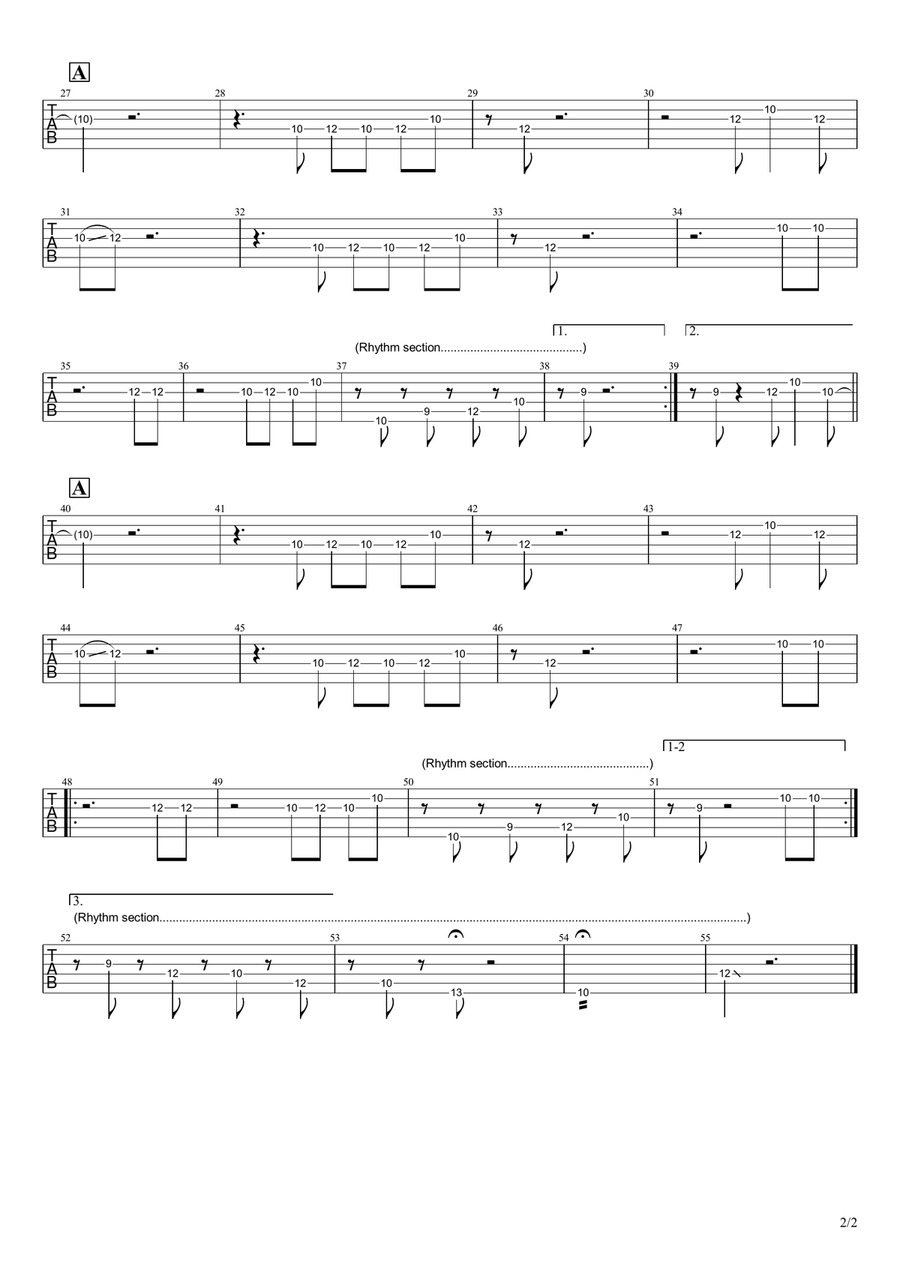 I Got You (I Feel Good) Electric Guitar scores gallery preview page 3