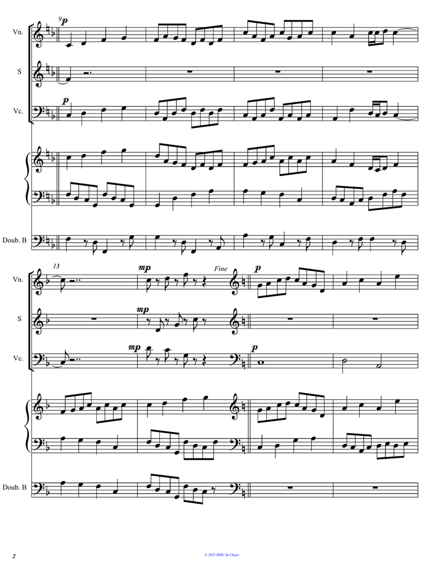A sharp arrow A sharp arrow Small Ensemble scores gallery preview page 3