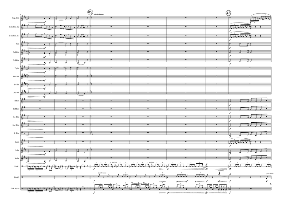 Variations on 'Scotland the Brave' Brass Band scores gallery preview page 5