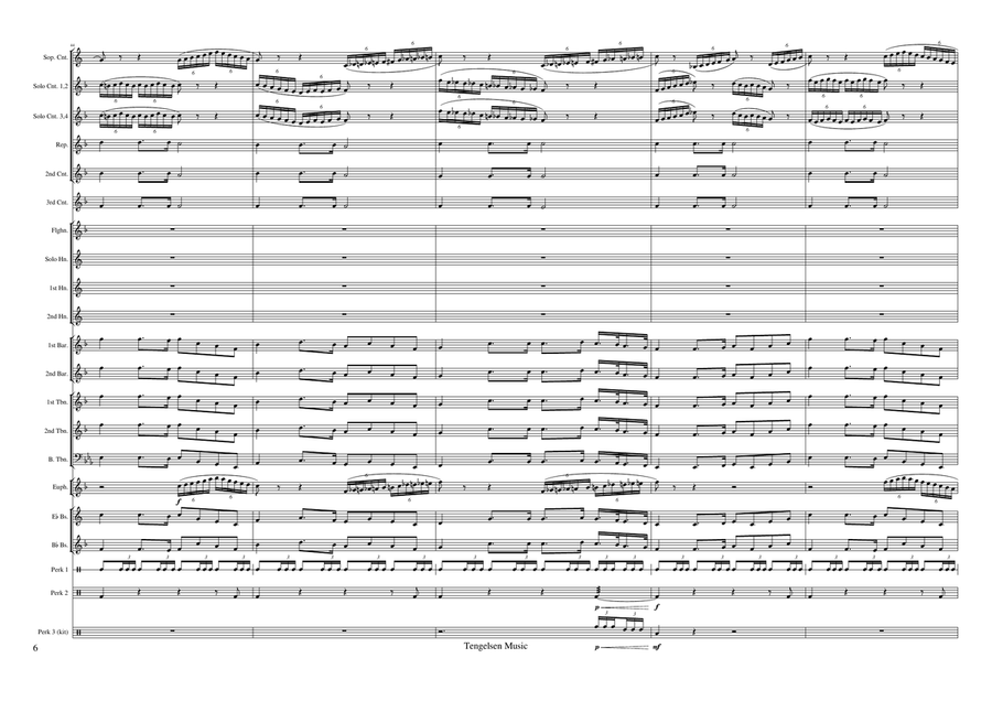 Variations on 'Scotland the Brave' Brass Band scores gallery preview page 6