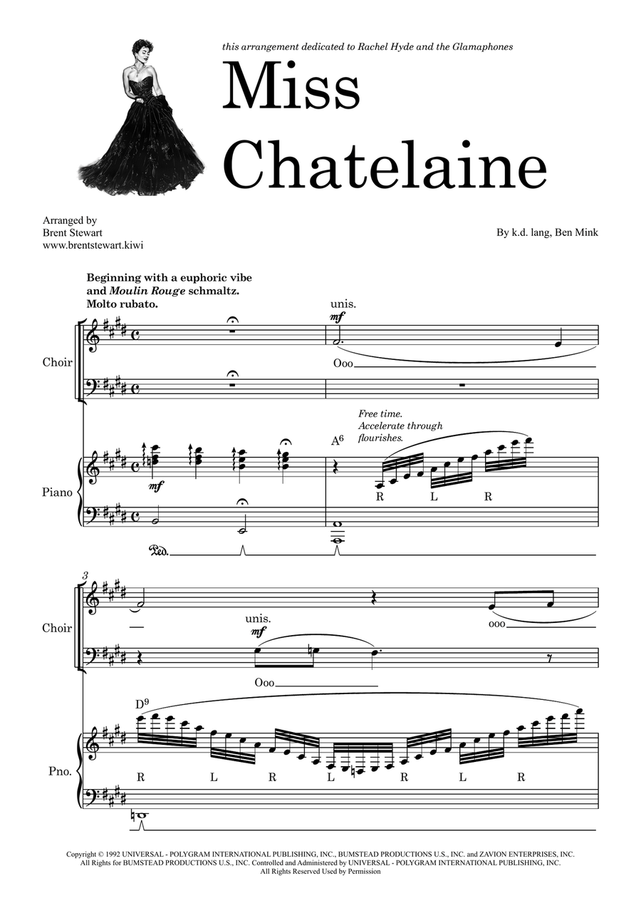 Miss Chatelaine 4-Part scores gallery preview page 1