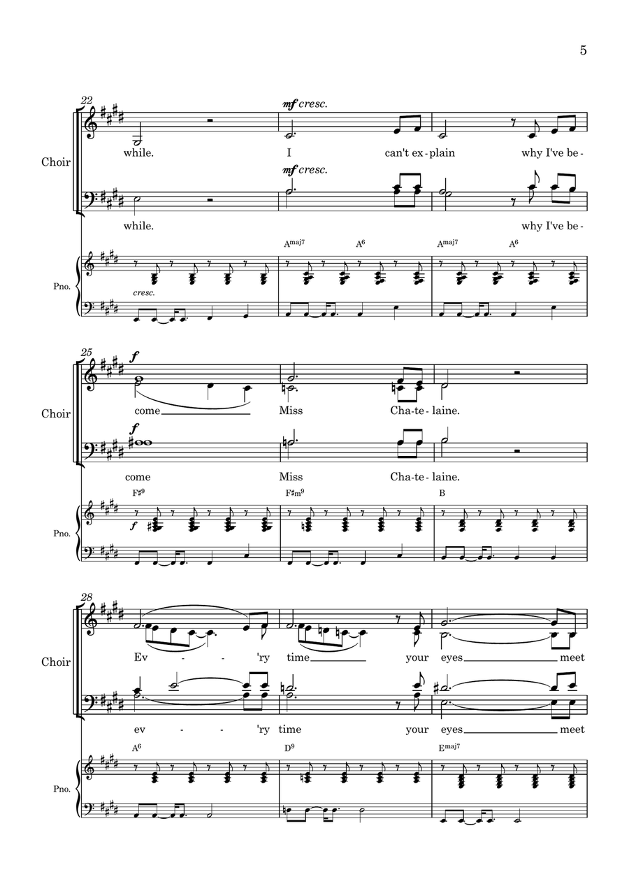 Miss Chatelaine 4-Part scores gallery preview page 5