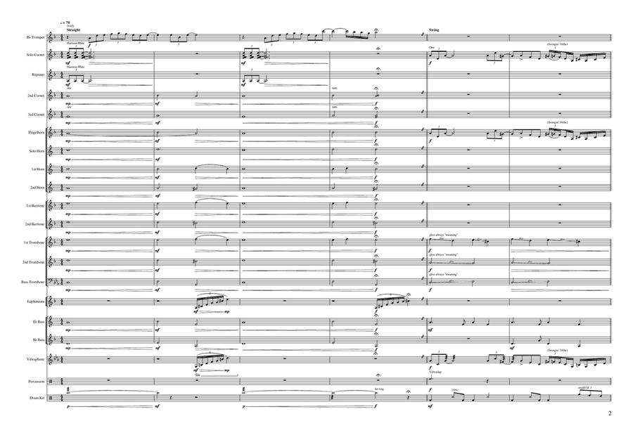 Strange Fruit Brass Band scores gallery preview page 2