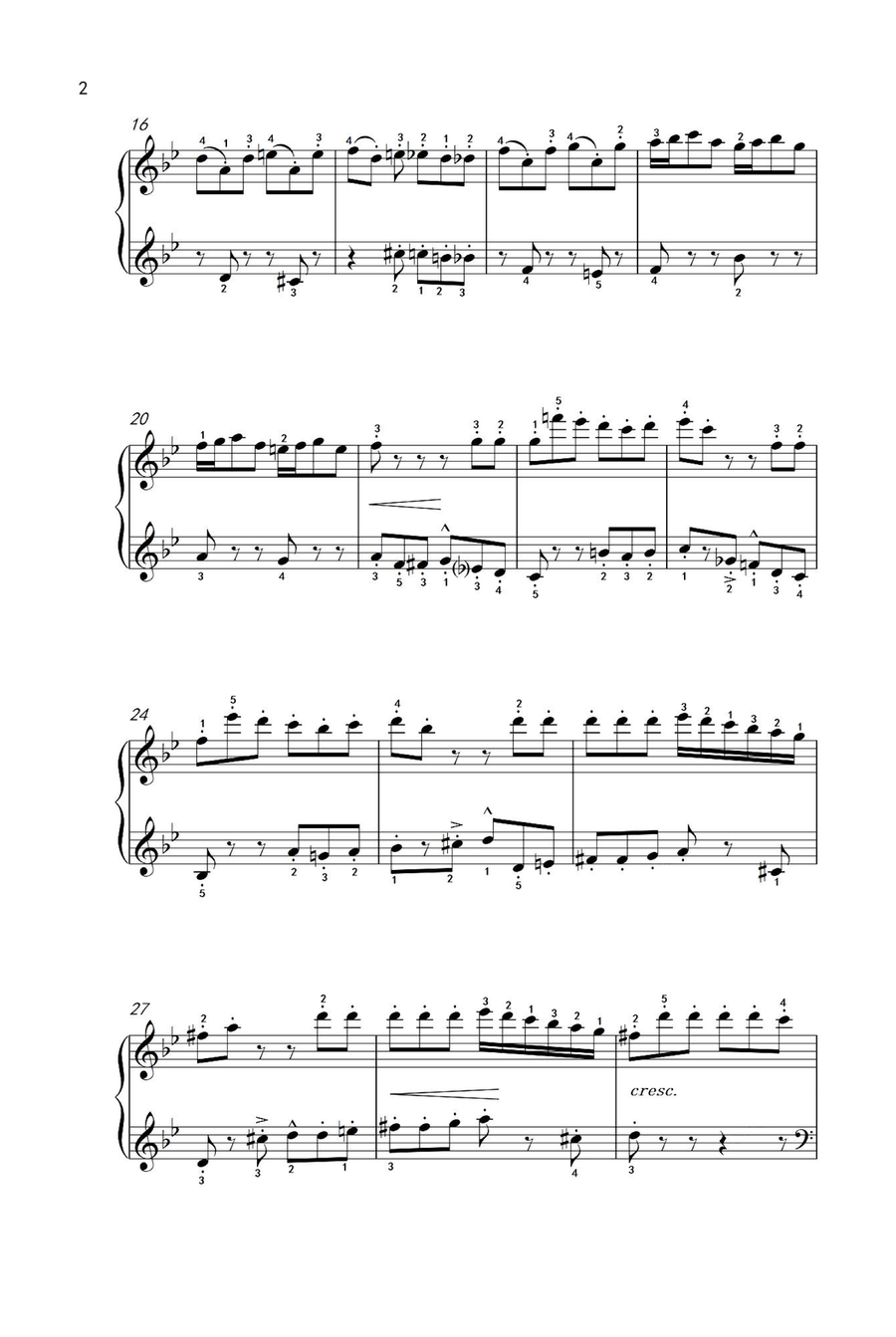 La Campanella - Franz Liszt Piano Solo scores gallery preview page 2