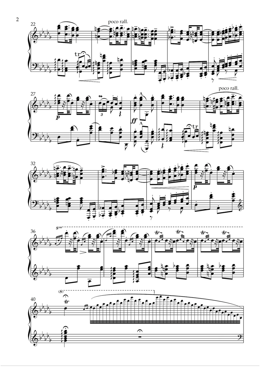 Hungarian Rhapsody No.6 - Franz Liszt Piano Solo scores gallery preview page 2