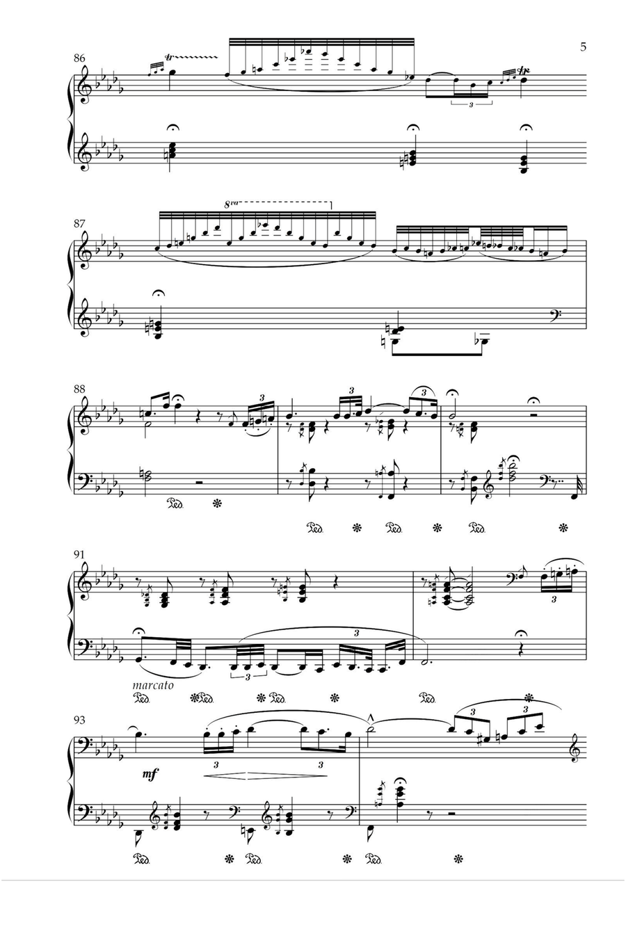 Hungarian Rhapsody No.6 - Franz Liszt Piano Solo scores gallery preview page 5