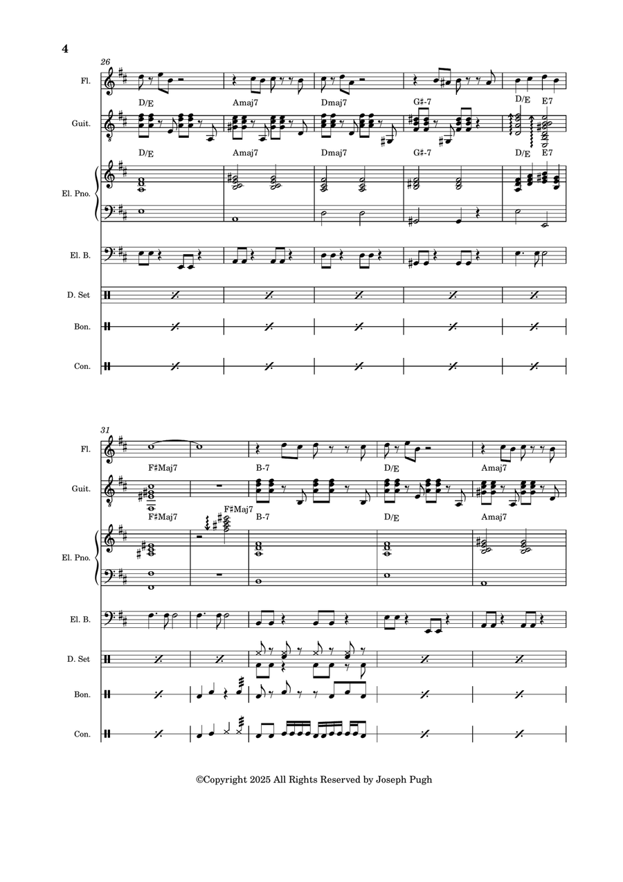 Mourning Coffee Mourning Coffee Jazz Ensemble scores gallery preview page 4
