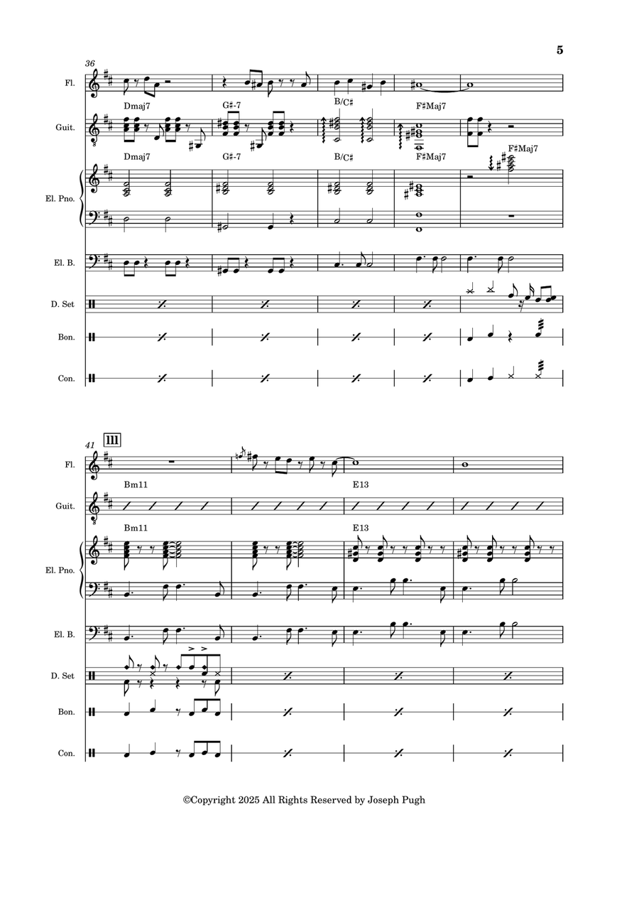 Mourning Coffee Mourning Coffee Jazz Ensemble scores gallery preview page 5