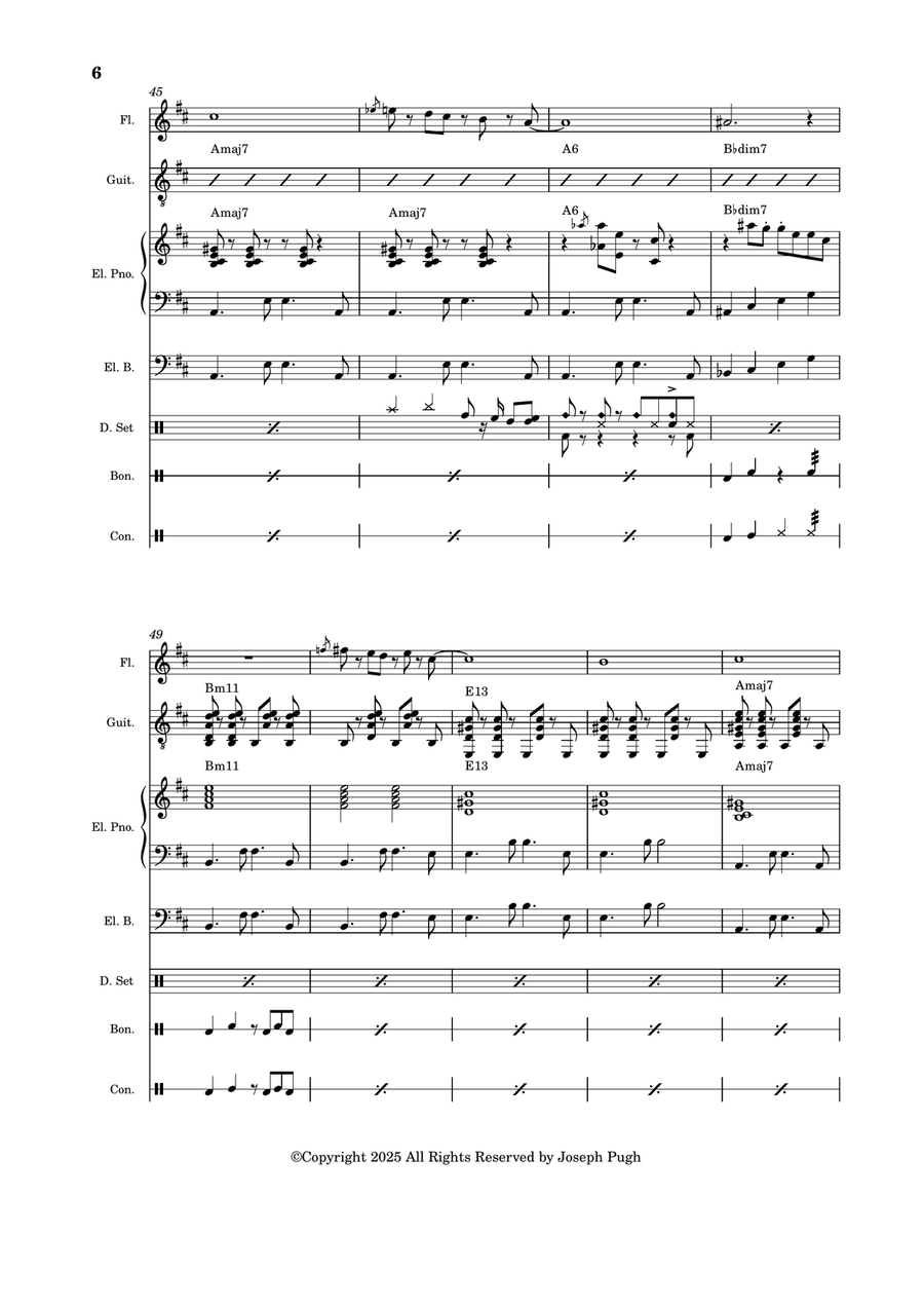 Mourning Coffee Mourning Coffee Jazz Ensemble scores gallery preview page 6