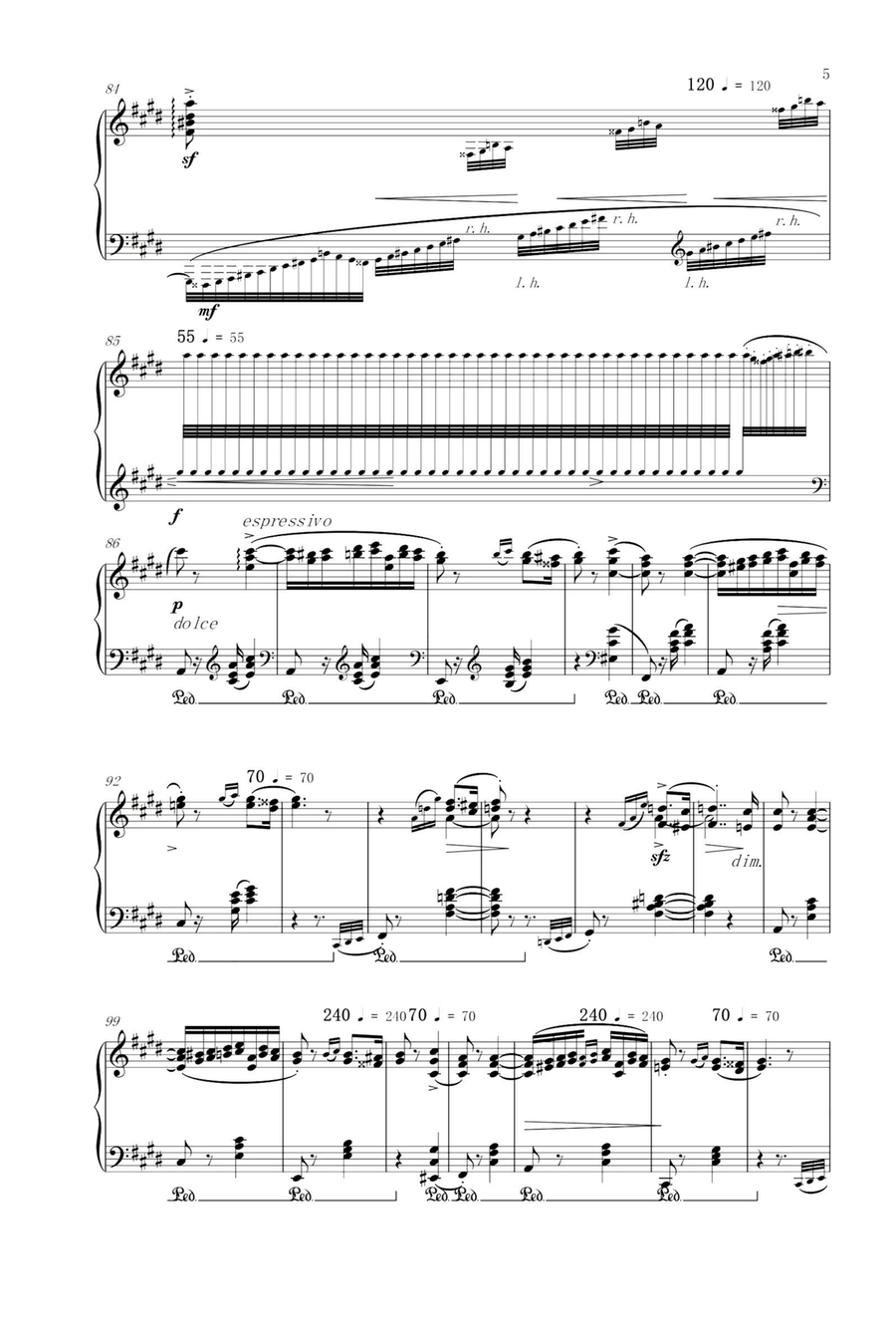Hungarian Rhapsody No.2 - Franz Liszt Piano Solo scores gallery preview page 5