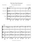 The New York Volunteer (Patriotic March) for Brass Quintet