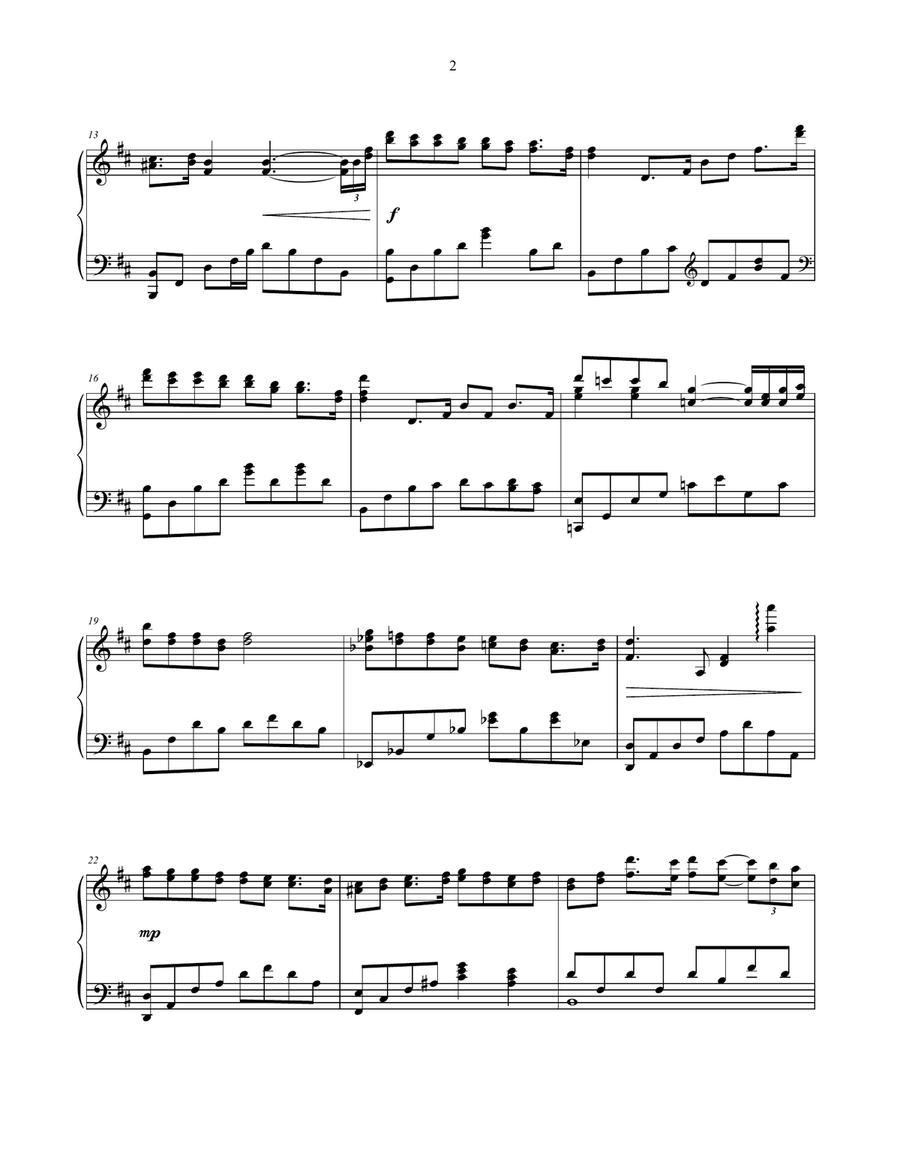 On the Waters of Lake Atitlán, piano solo Piano Solo scores gallery preview page 3