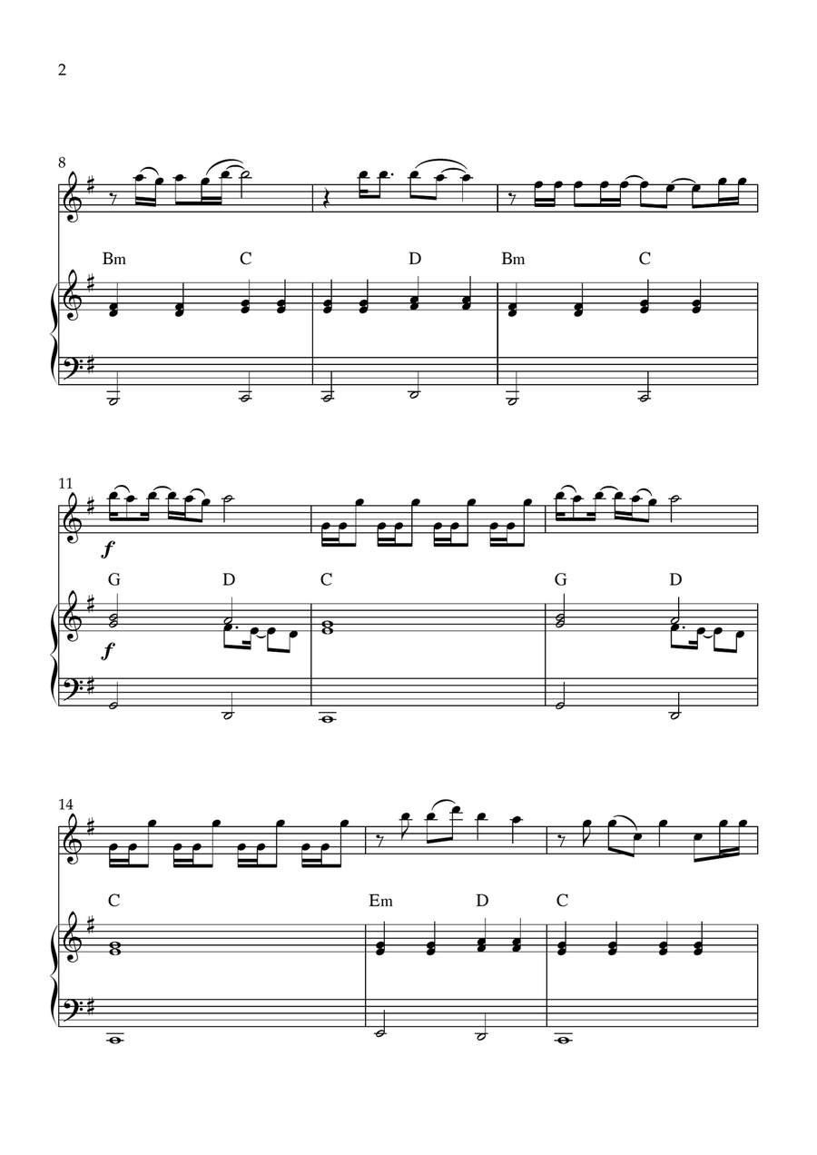 Every Night Every Night Flute Solo scores gallery preview page 2