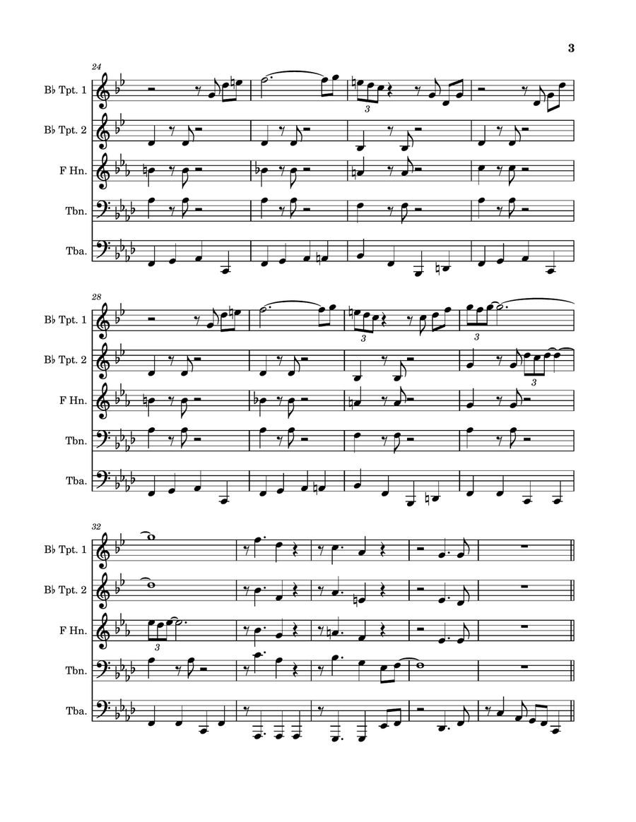 A Taste Of Honey A Taste Of Honey Brass Quintet scores gallery preview page 3