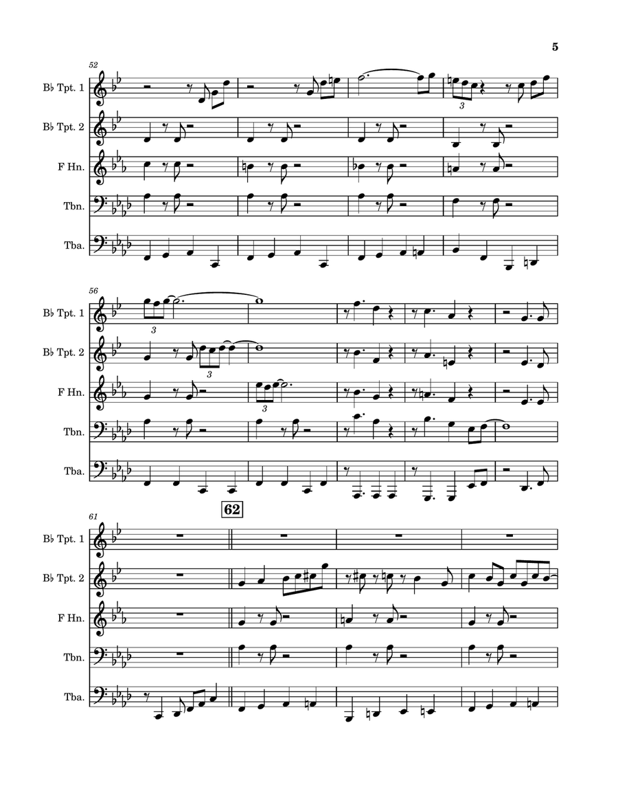 A Taste Of Honey A Taste Of Honey Brass Quintet scores gallery preview page 5