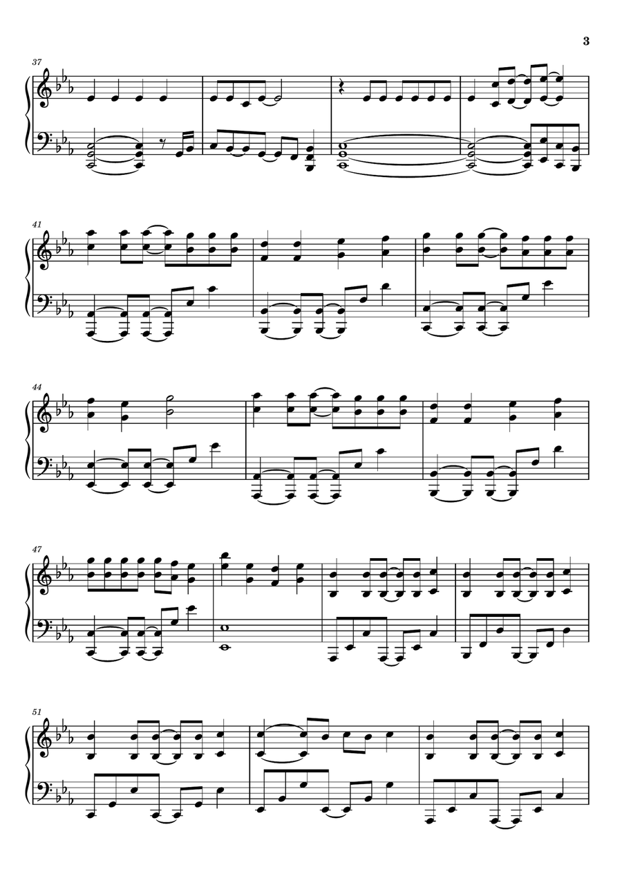 Apt. Apt. Piano Solo scores gallery preview page 3
