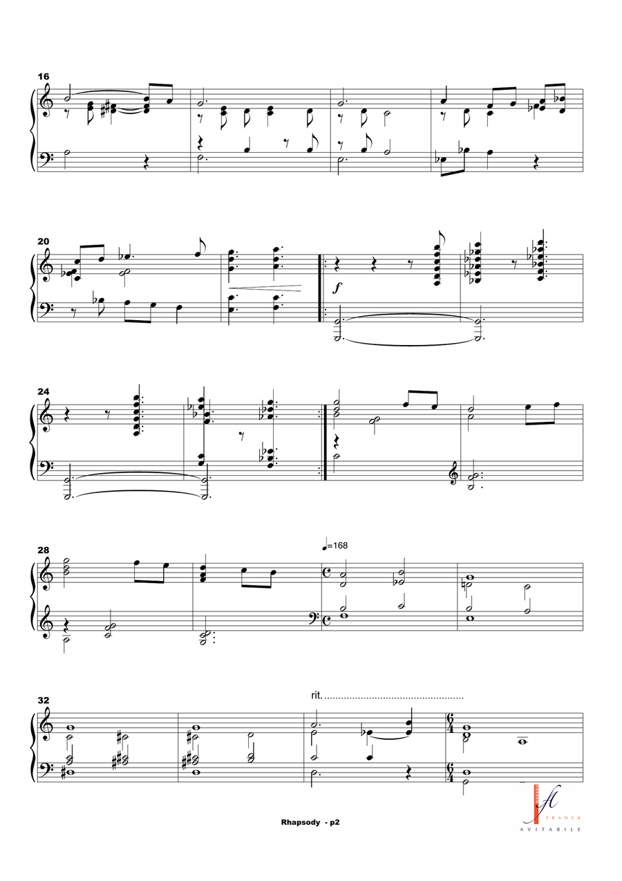 Rhapsody Rhapsody Piano Method scores gallery preview page 2