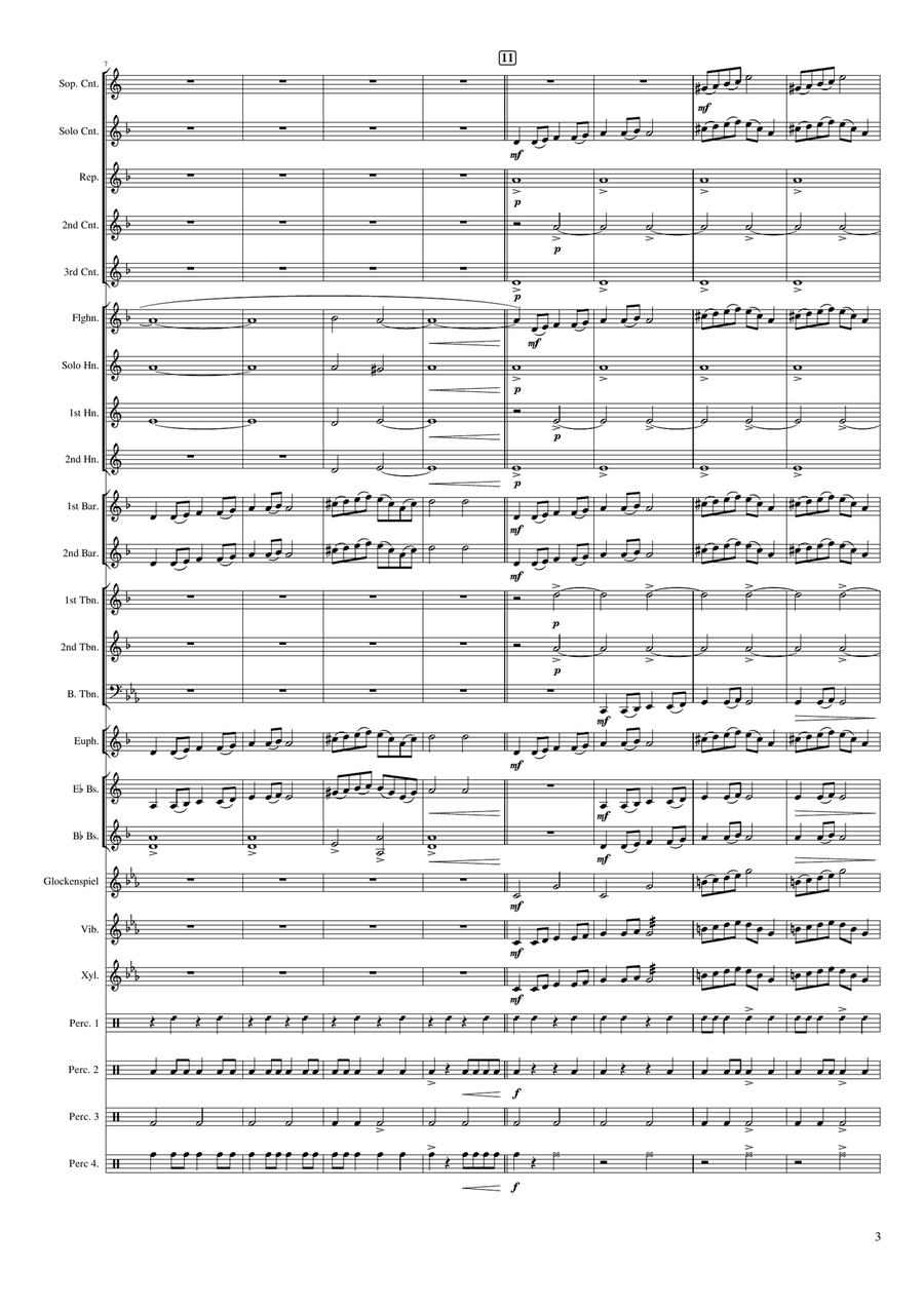 Målselvhallingen Brass Band scores gallery preview page 3