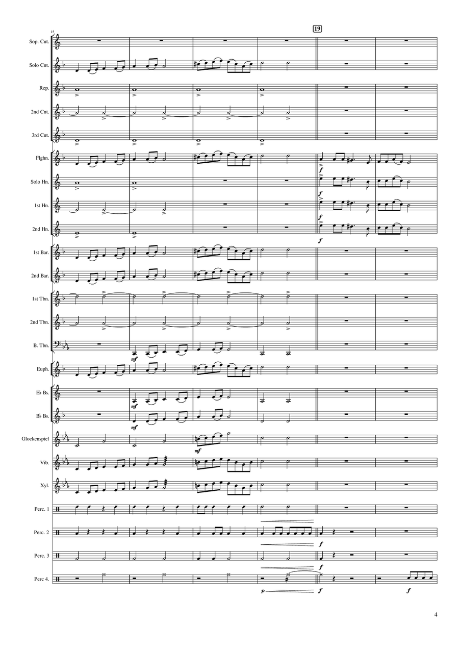 Målselvhallingen Brass Band scores gallery preview page 4