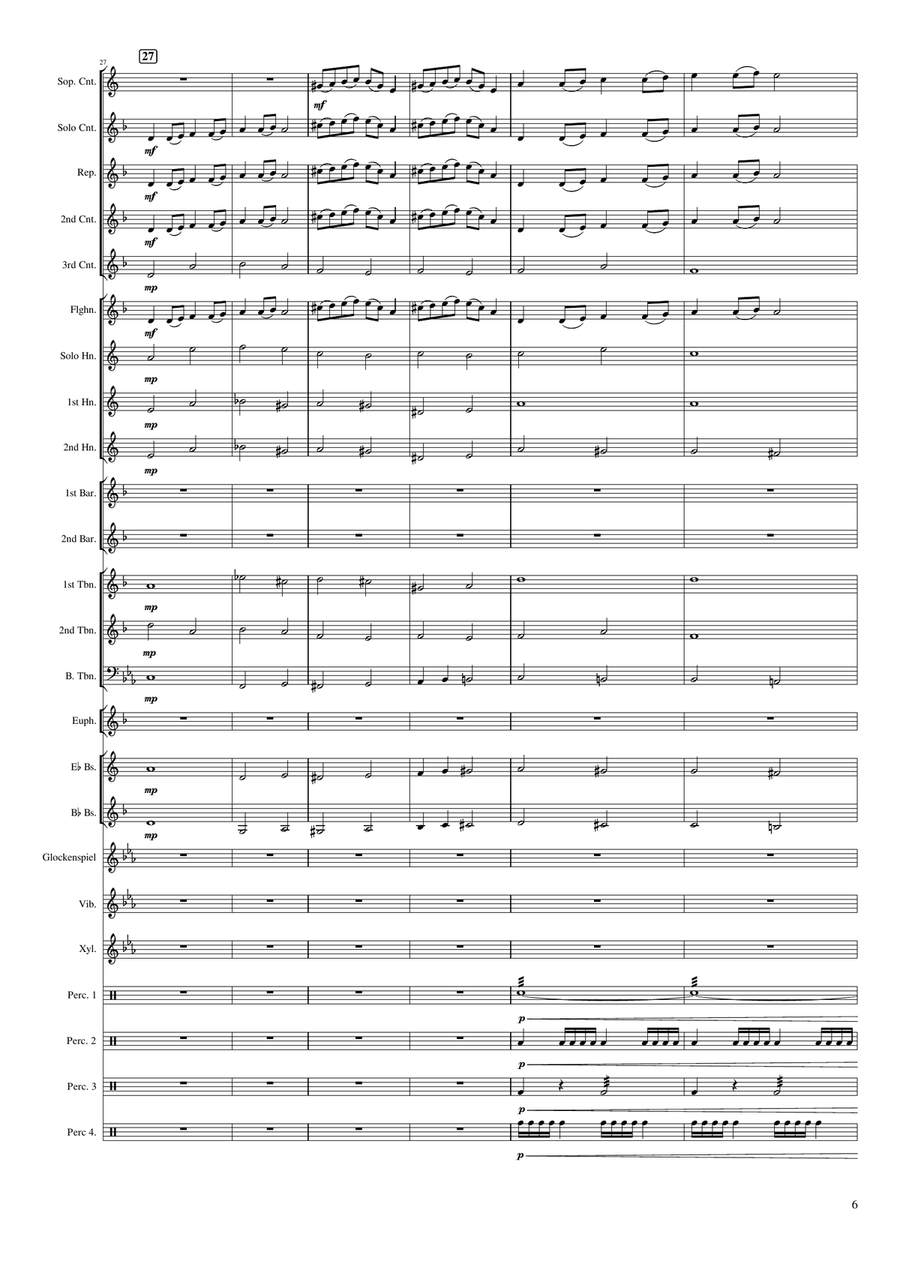 Målselvhallingen Brass Band scores gallery preview page 6