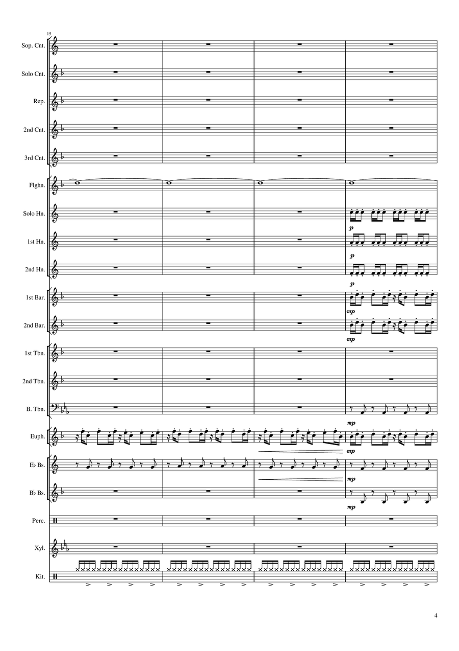 All I Ever Wanted Brass Band scores gallery preview page 4