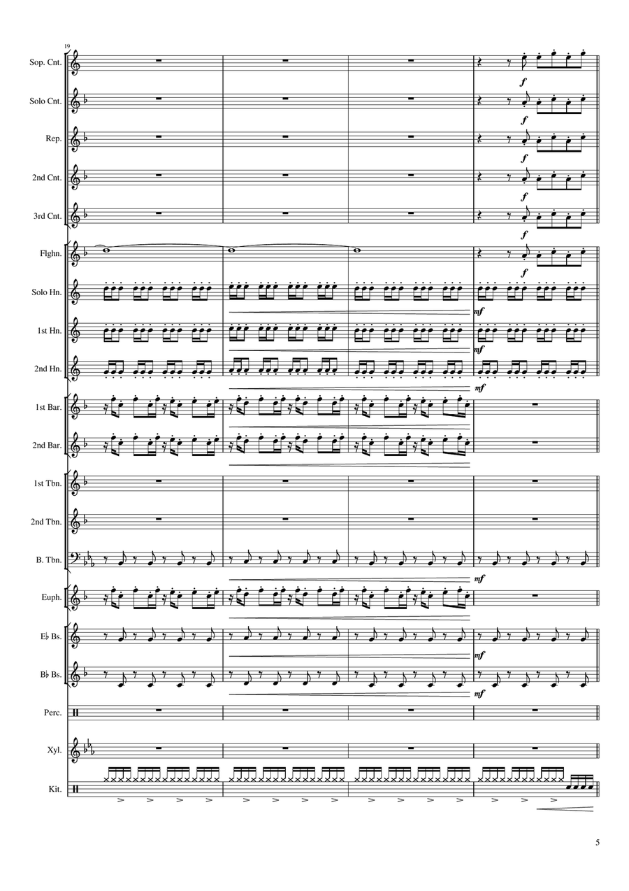 All I Ever Wanted Brass Band scores gallery preview page 5