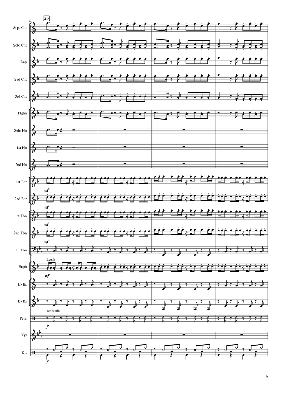 All I Ever Wanted Brass Band scores gallery preview page 6