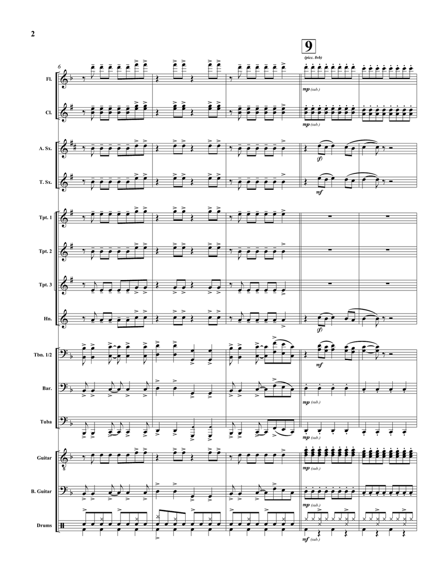 S&m S&m Marching Band scores gallery preview page 2