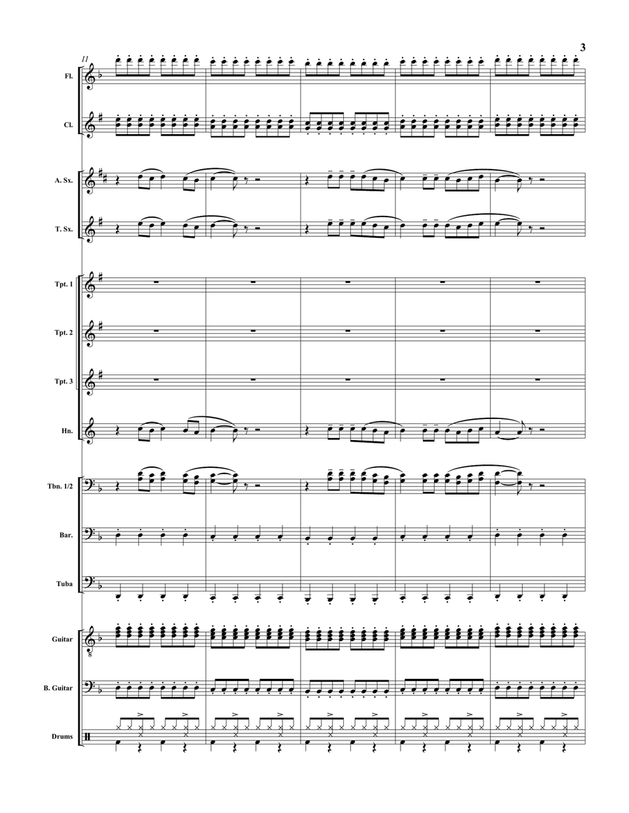 S&m S&m Marching Band scores gallery preview page 3
