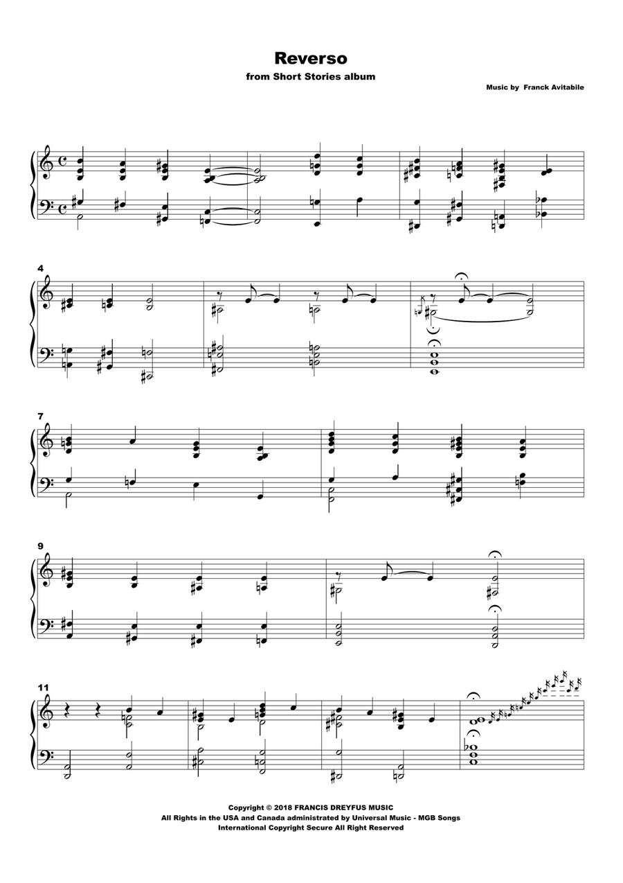 Reverso Reverso Piano Method scores gallery preview page 1