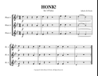 HONK! Woodwind Trio scores gallery preview page 3