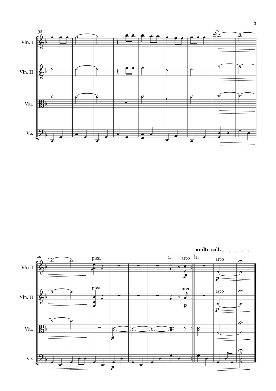Sparrow Sparrow String Quartet scores gallery preview page 3