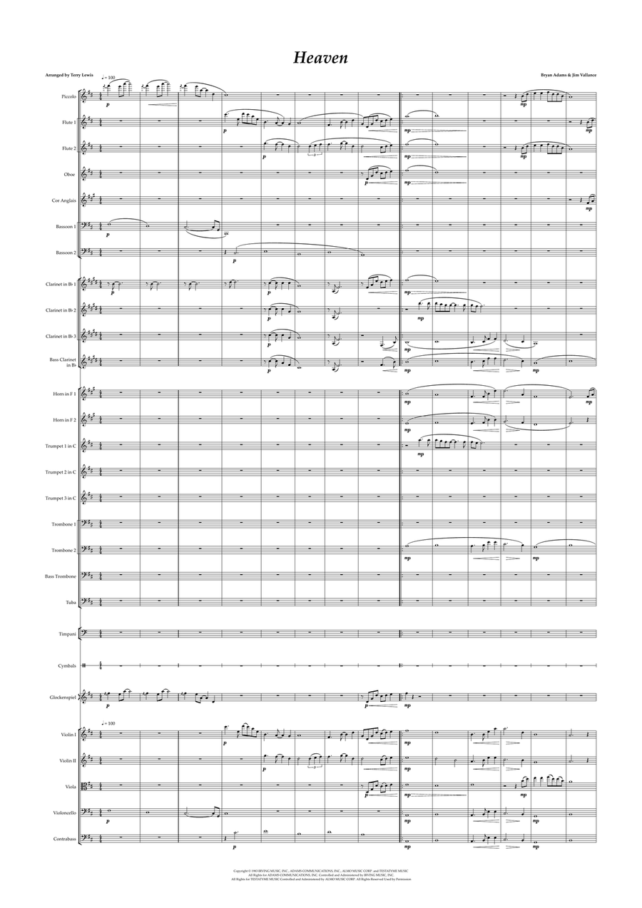 Heaven Full Orchestra scores gallery preview page 2
