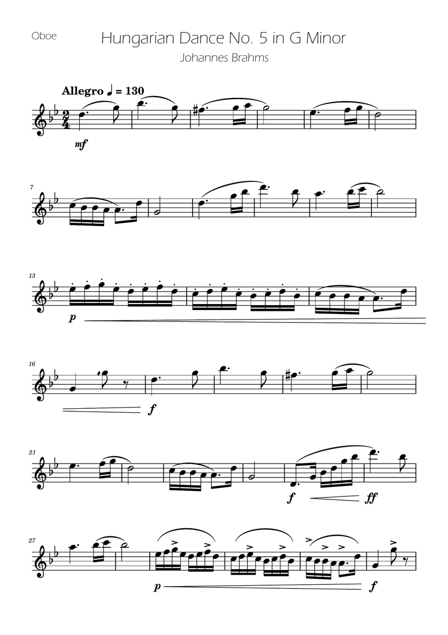 Hungarian Dance No. 5 - Woodwind Trio Woodwind Trio scores gallery preview page 6
