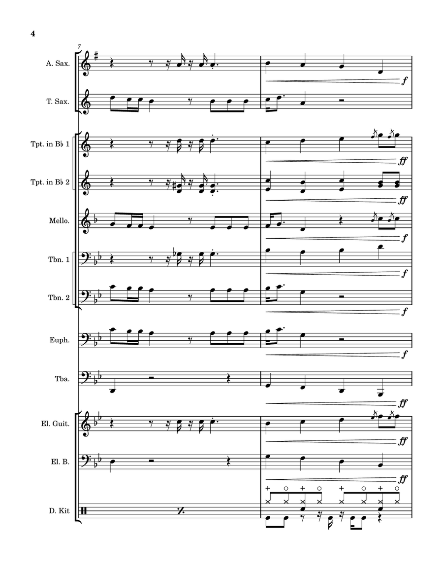 Umbrella - Score Only Umbrella - Score Only Large Ensemble scores gallery preview page 4