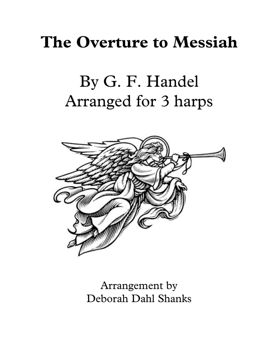 Messiah Overture for 3 harps Small Ensemble scores gallery preview page 1