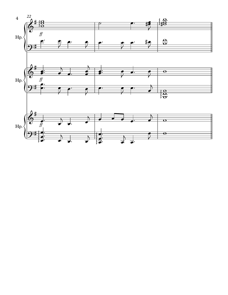 Messiah Overture for 3 harps Small Ensemble scores gallery preview page 5