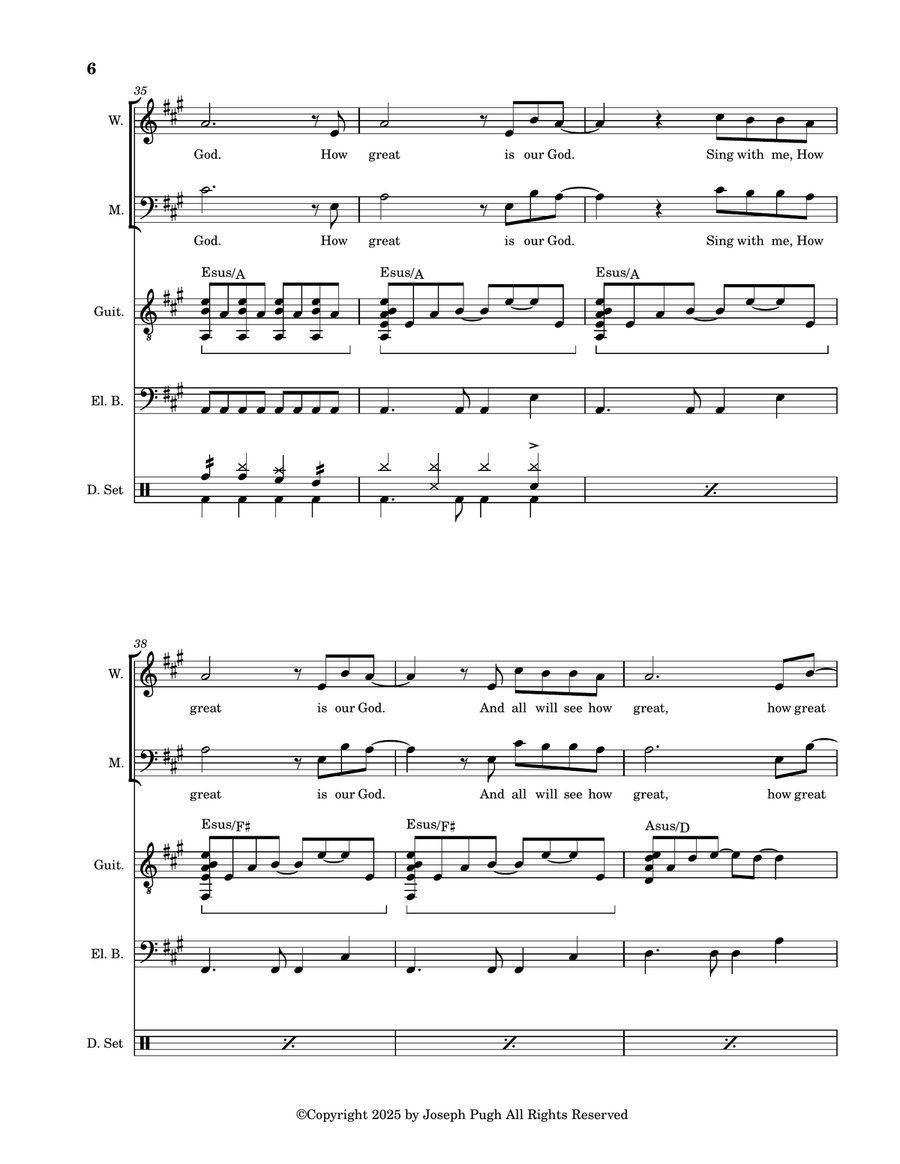 How Great Is Our God How Great Is Our God 2-Part scores gallery preview page 6