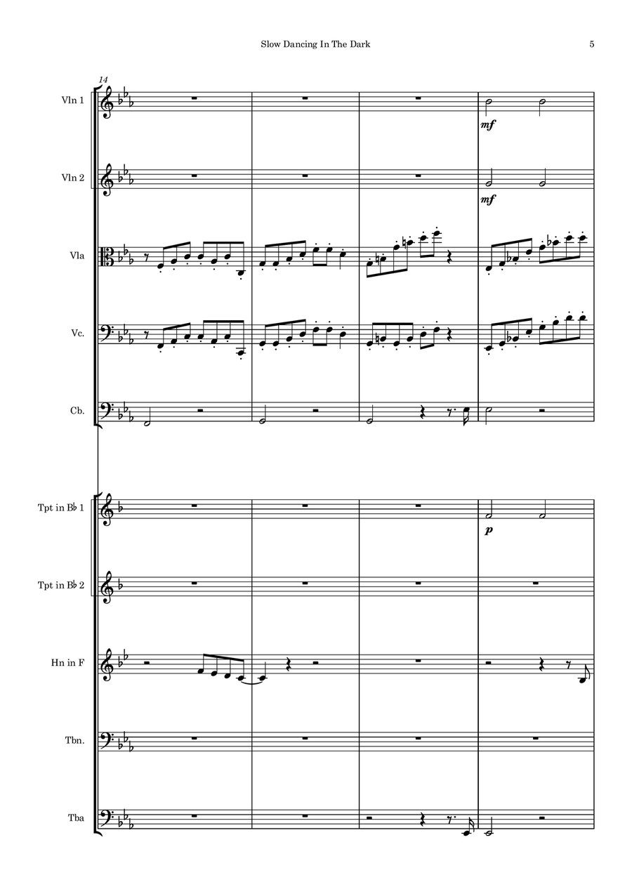 Slow Dancing In The Dark Slow Dancing In The Dark Large Ensemble scores gallery preview page 5
